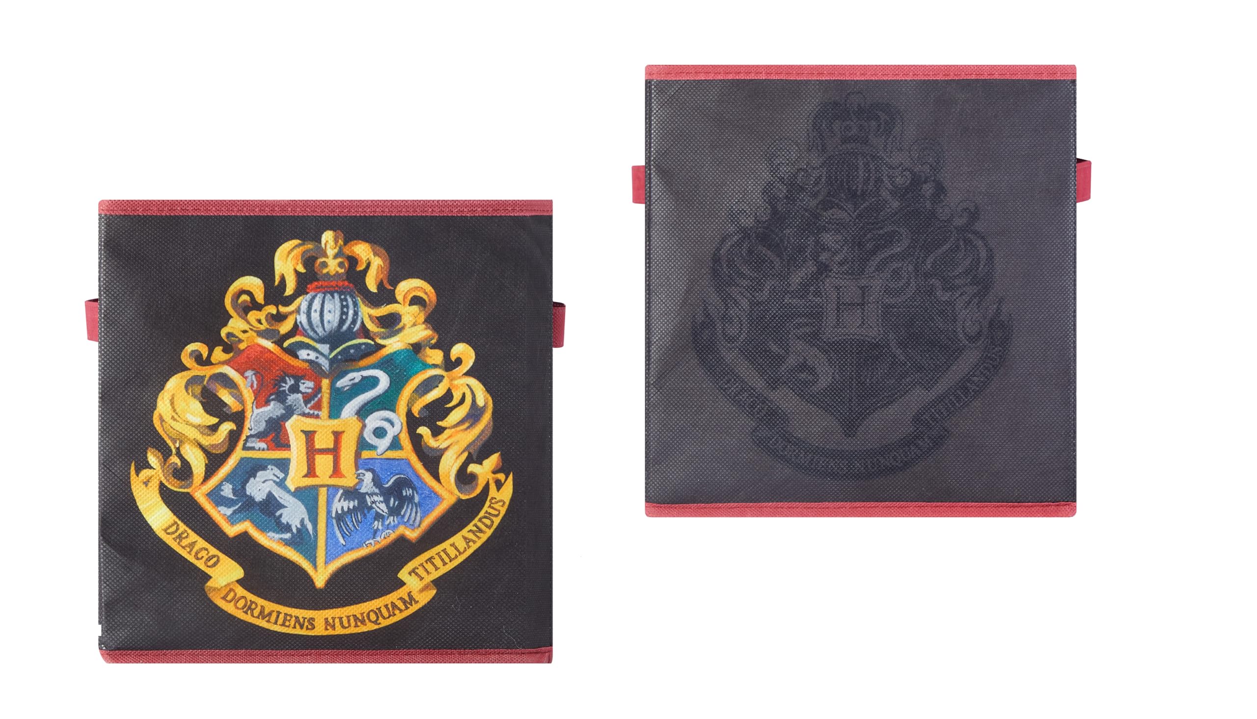 Harry Potter Set of 2 Durable Storage Cubes with Handles
