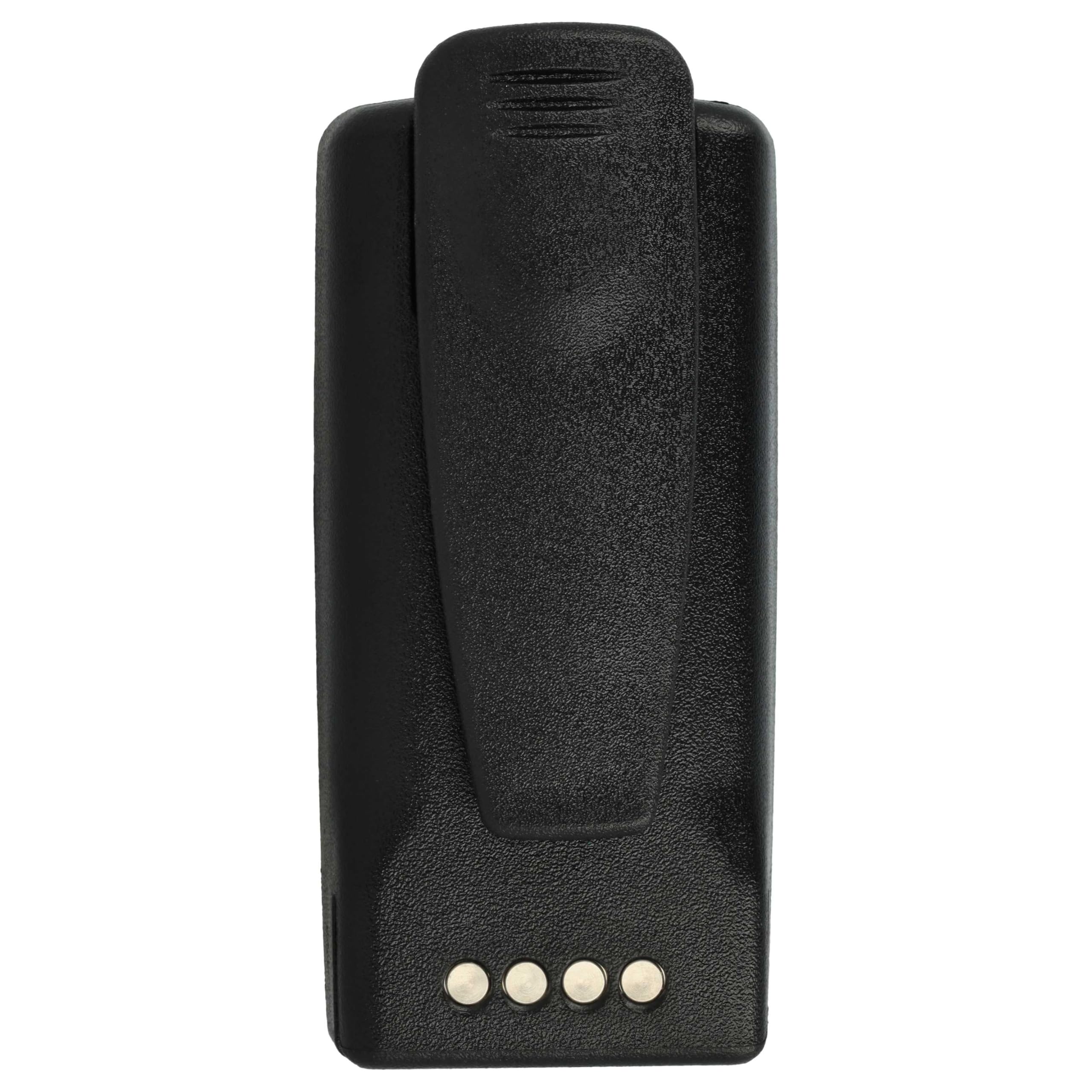 vhbw 1 x bateria kompatybilna z Motorola RDV2080 RDV5100 XTNi, XTNiD radio (2200mAh, 7,5V, Li-ion) + klips