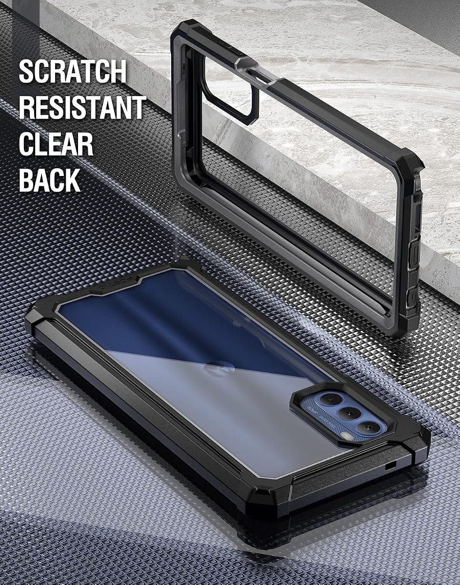 Poetic Etui z serii Guardian zaprojektowane dla Motorola Moto G Stylus 2022 4G Model # XT2211, [6FT Mil-Grade Drop Tested], Full Body Hybrid Shockproof Bumper Cover with Built-in Screen Protector