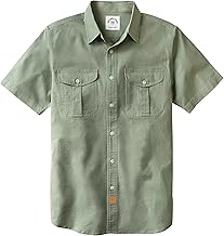 Dubinik Camicia Uomo Manica Corta Elasticizzata Cotone 100% Grigio Regular Fit