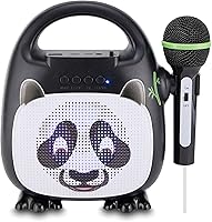 Vista 12 de Singimals - Altavoz de karaoke para niños con micrófono, da rienda suelta a la superestrella interior de tu hijo, Bluetooth v5.1, tiempo