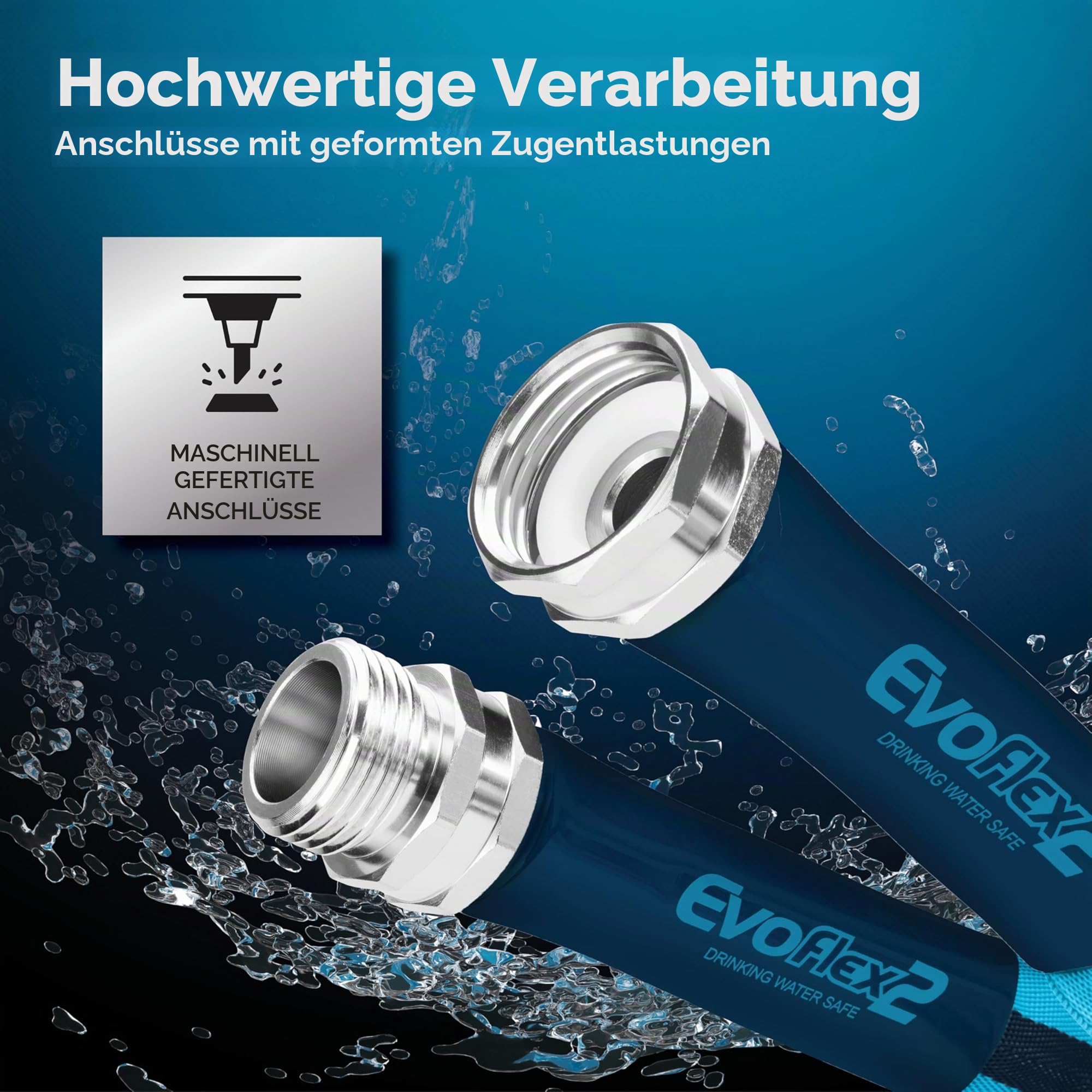 camco 22577: Evoflex2-25' Trinkwasserschlauch, gewebeverstärkt