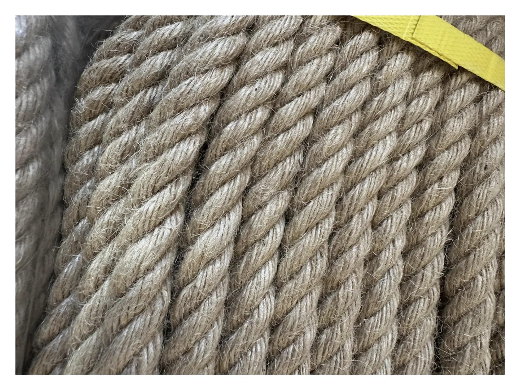 Jute Rope 18mm x 50Ft Natural Hemp, Thick, Swing, Heavy,Tug of War(10M)