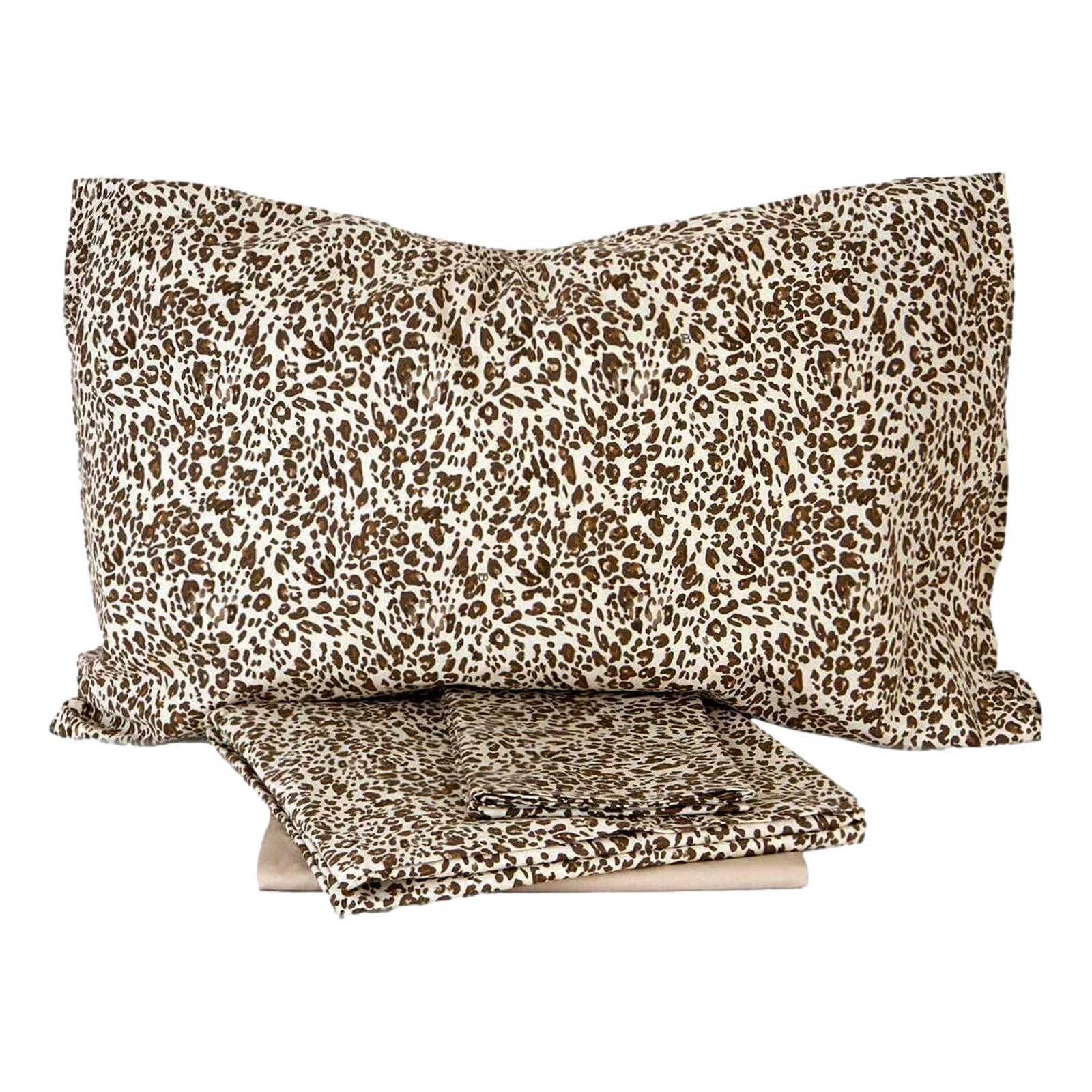 Laura Biagiotti, Set Lenzuolo Matrimoniale In Percalle di Puro Cotone, Completo Letto 2 piazze, Animalier Drucilla, 100% Cotone, Lenzuolo Sopra, Lenzuolo con Angoli, Coppia Federe, Camera da Letto