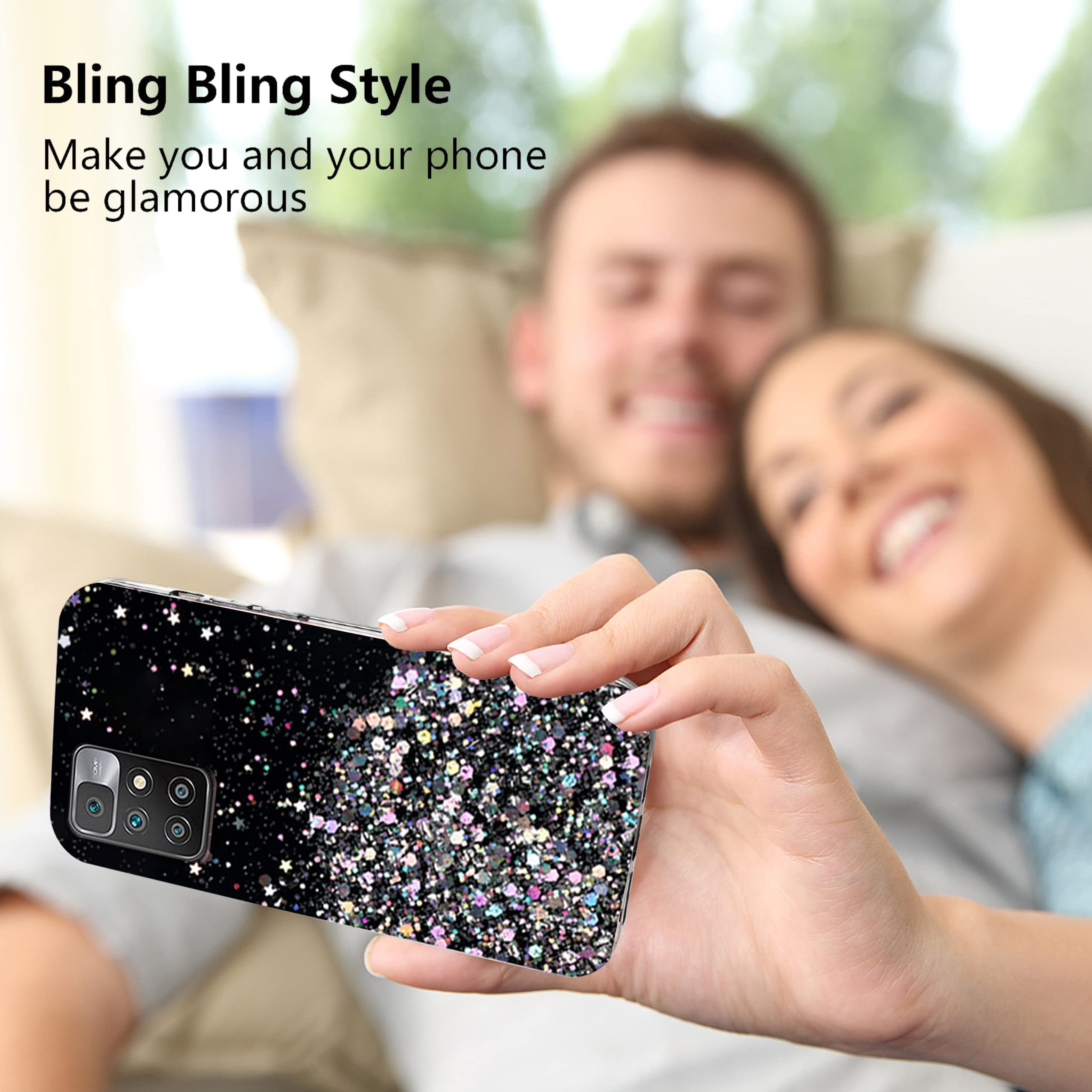 Luxury Plating Phone Case for Xiaomi Poco X7 Pro 5G Magnetic Ring Holder Glitter Diamond Case Redmi Note 14 Pro Plus Silicone Cover – buy at low prices in the online store