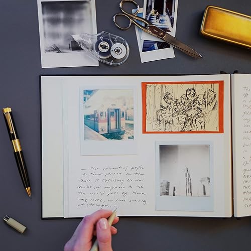 Miniatura 3 de Kolo Newport Scrapbook, 11 x 14 pulgadas, ideal para álbumes de boda, libros de bebé y diarios de viaje, gris hierro