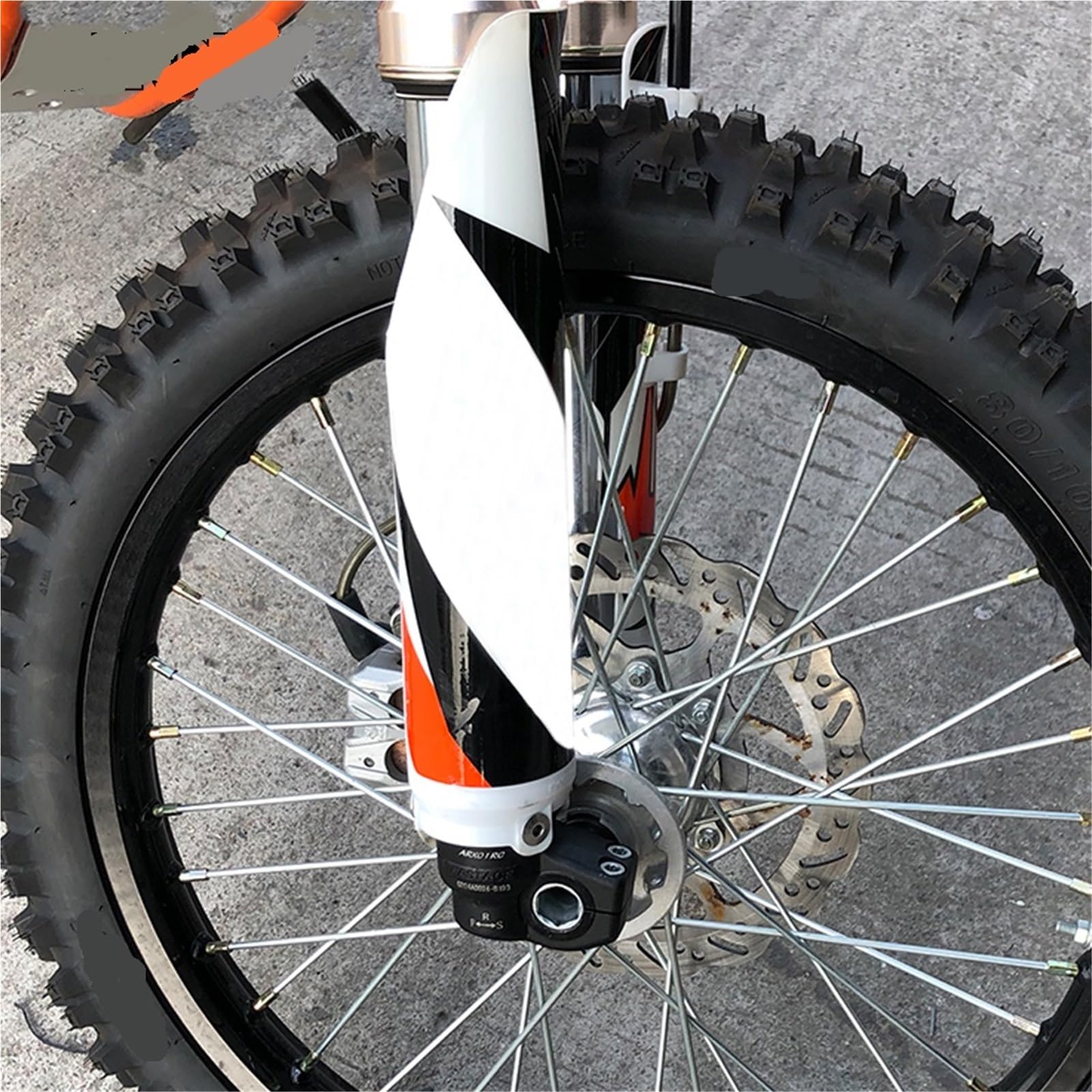 SOFFIETTI Forcella in Gomma Copertura Protettiva per Forcella Moto, Protezione Ammortizzatore Anteriore Adatta per Moto FASTACE KAYO BOSUER GUIZUN K6 NC250 NC450 SHR