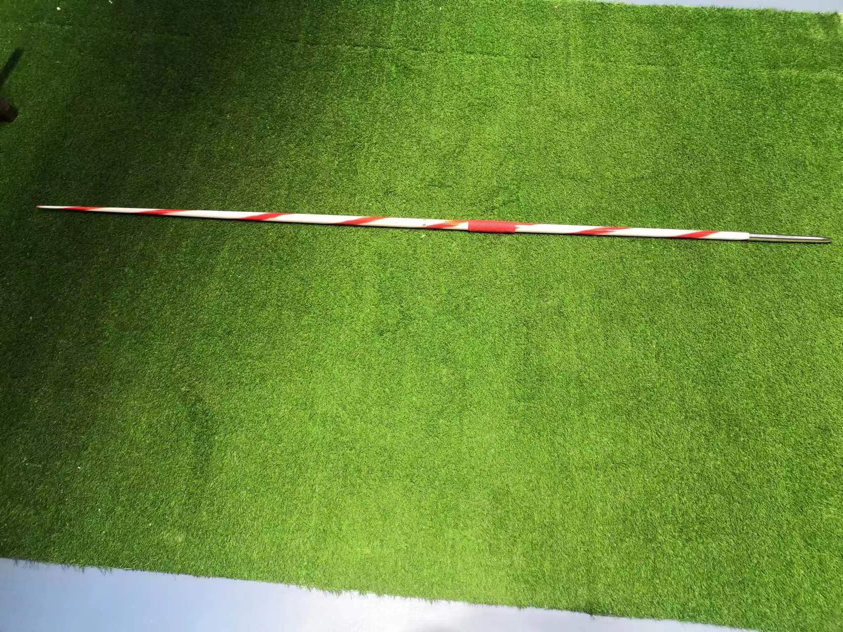 Red & White Men's 800 Gram 85 Meter Track & Field Javelin - Blunt Tip, For Intermediate & Advanced Throwers