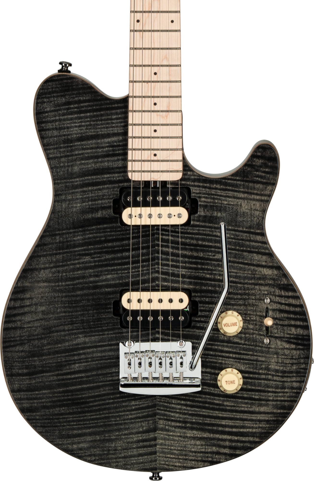Amazon | STERLING by Musicman SUB AX3FM-TBK-M1 AXIS FLAME MAPLE