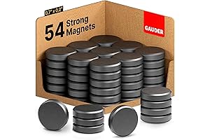 GAUDER 2 Inch Round Powerful Magnets for Crafts, Industrial Ferrite Magnets for Fridges