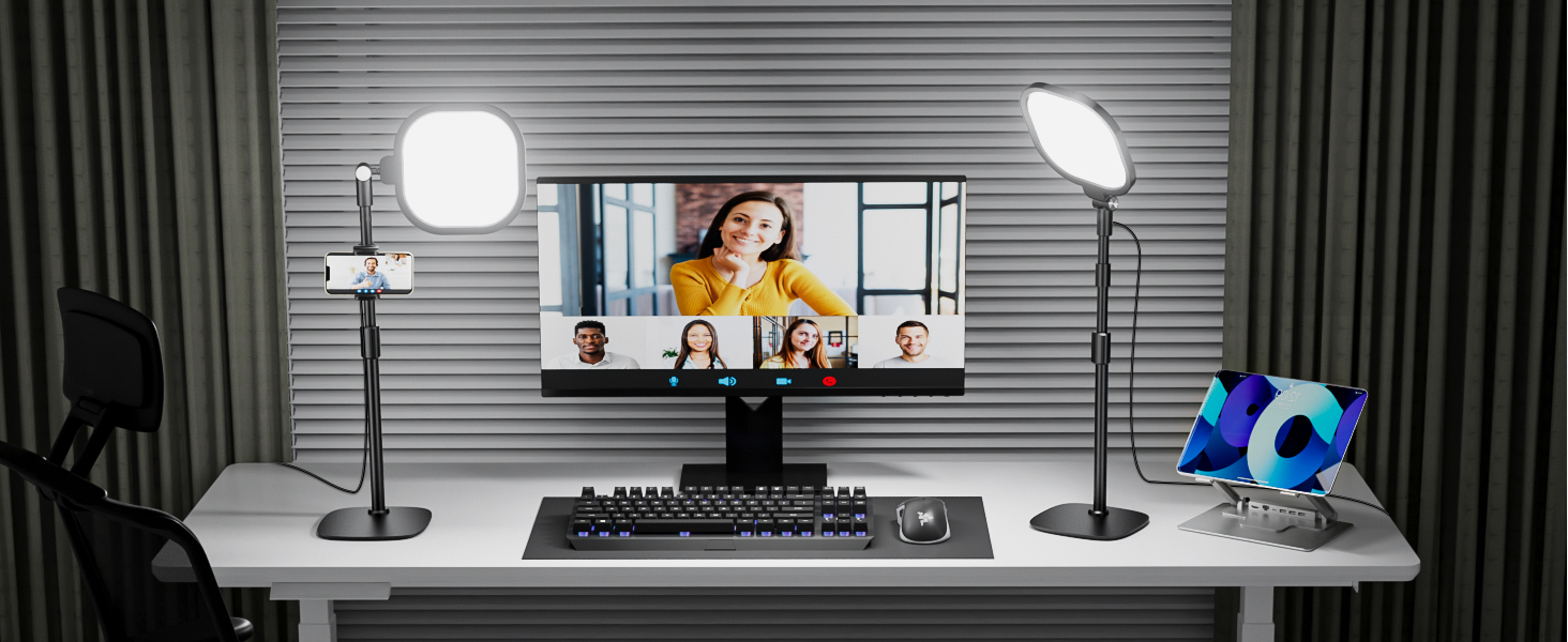 Buy Desktop Ring Light For Zoom Meetings - 10.5' Computer Ring Light - View #8
