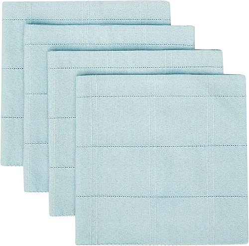 Miniatura 10 de Izod - Manteles individuales, accesorios decorativos de mesa, decoración del hogar navideño, juego de 4 (colección Chadwick) Rojo