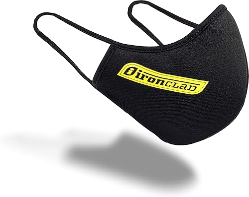 Ironclad Paquete de 10 máscaras faciales de nailon de dos capas de 5.5 pulgadas, pequeñomediano