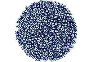 400Pcs Evil Eye Beads for Jewelry Making DIY Crafts