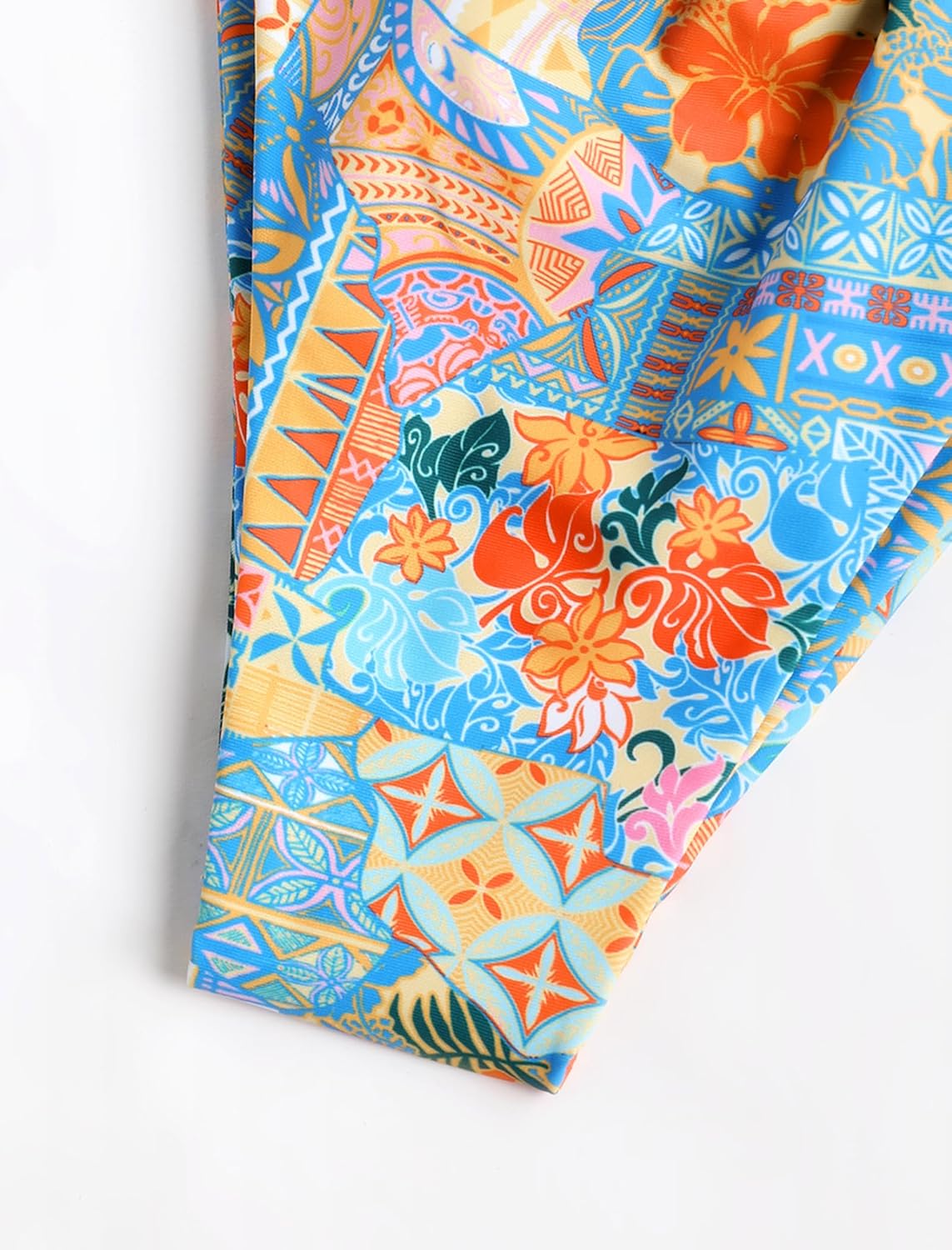 ZAFUL Bikini Sets for Women Triangle Bow Decor Ruffle Straps Lace up Swimsuit 2 Pieces High Cut Bathing Suits - Image 7