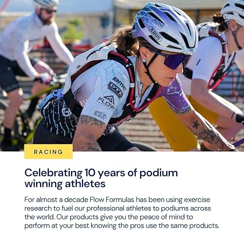 Miniatura 6 de Flow Formulas Mezcla de bebida de resistencia de limón y lima, 30 porciones | Top 12 sin alérgenos, carbohidratos y electrolitos en polvo deportivo