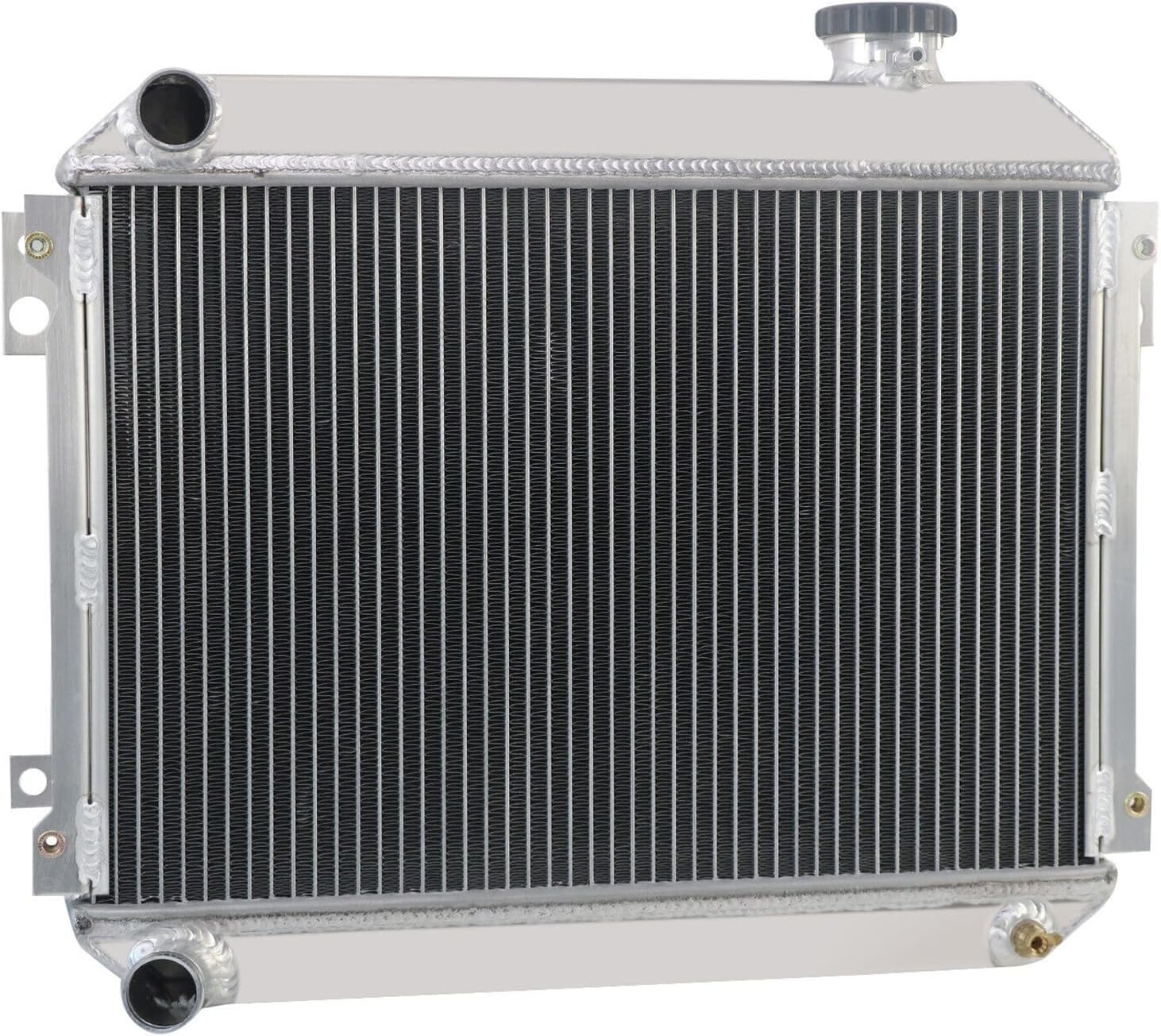 3 Row Core Aluminum Radiator For Toyota Corolla TE71 TE72 1.8L 1.6L L4 MT 1979-1982 1980 1981, Performance Cooling Radiators Radiador