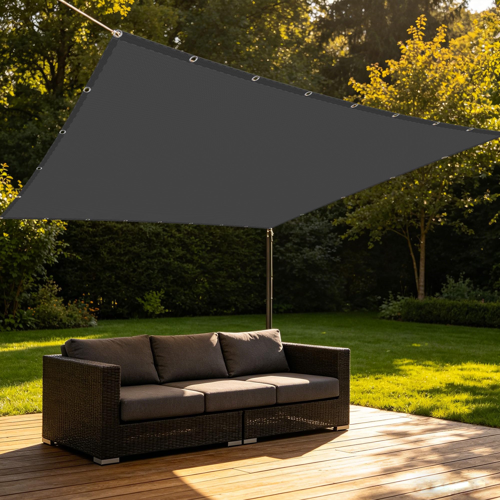 Toile imperméable de balcon 1x5.5 m résistante au vent fort