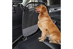 Petsfit Dog Backseat Barrier, Keep Your Pup Safe and Secure While Traveling in Vehicle
