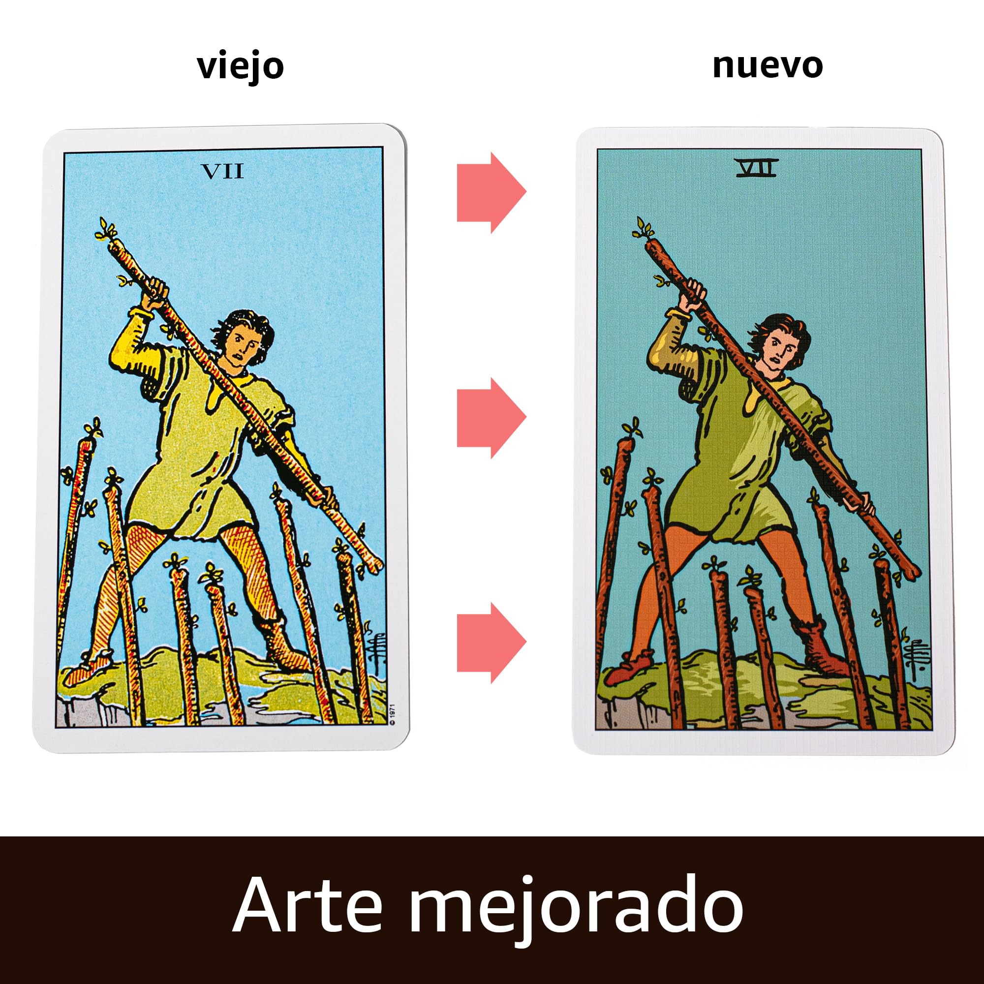 Da Brigh El Tarot Original, Baraja de 78 Cartas, Español