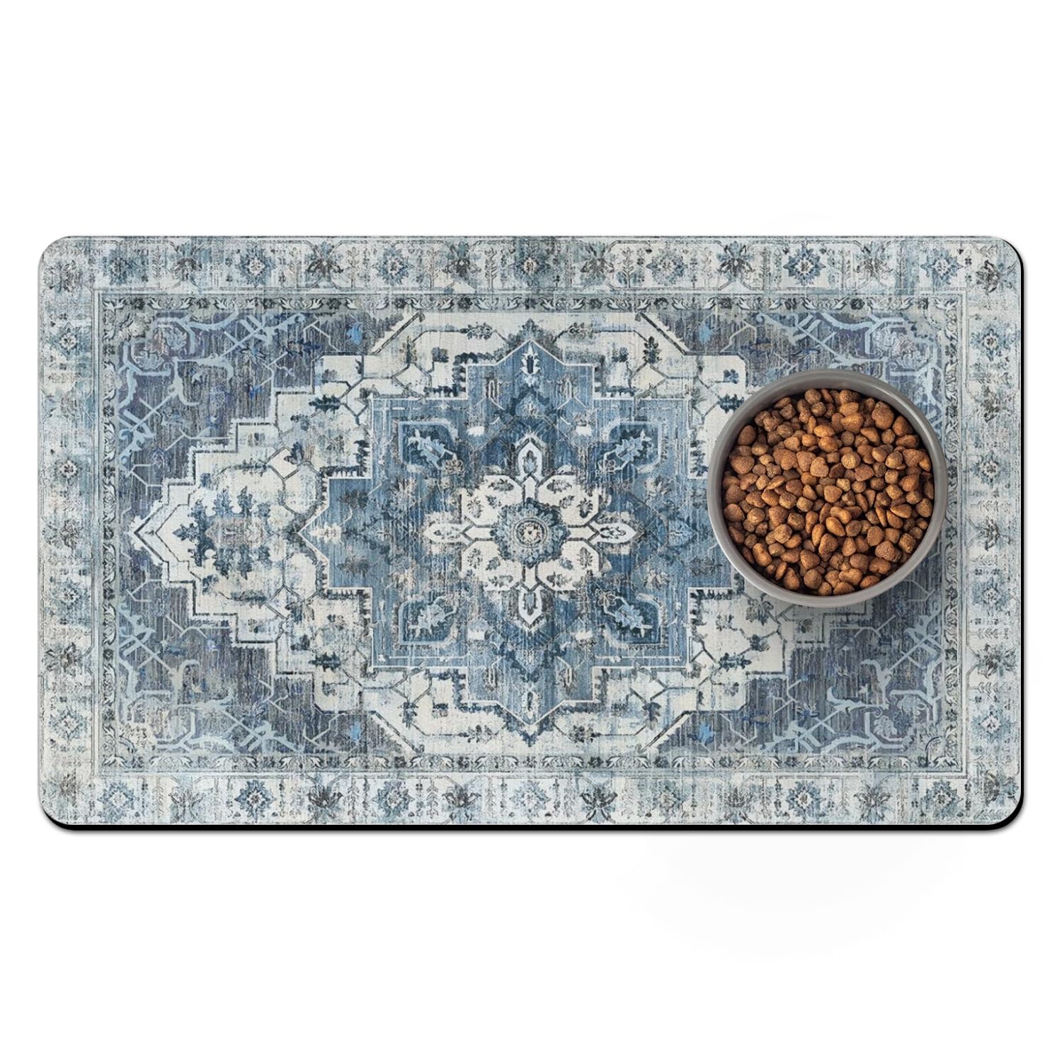 Tapis de nourriture pour animaux de compagnie, tapis absorbant pour distributeur de nourriture et d'eau, tapis de nourriture pour chien, tapis de nourriture pour chat à séchage rapide, fournitures