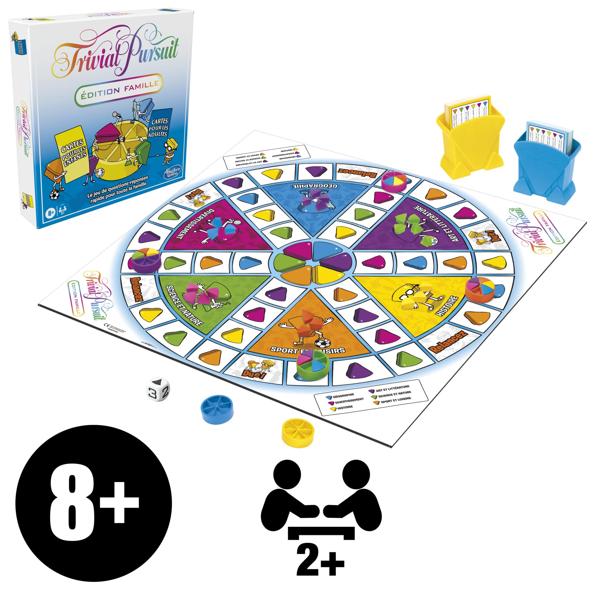 Trivial Pursuit - Juego de mesa Trivial Pursuit Familia - Juego de reflexión - Versión francesa