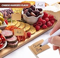 Vista 4 de Accesorios para Tabla de Charcutería Juego de Cuchillos Esparcidores Cuchillo Esparcidor de Queso y Mantequilla Utensilios de Charcutería con Mangos