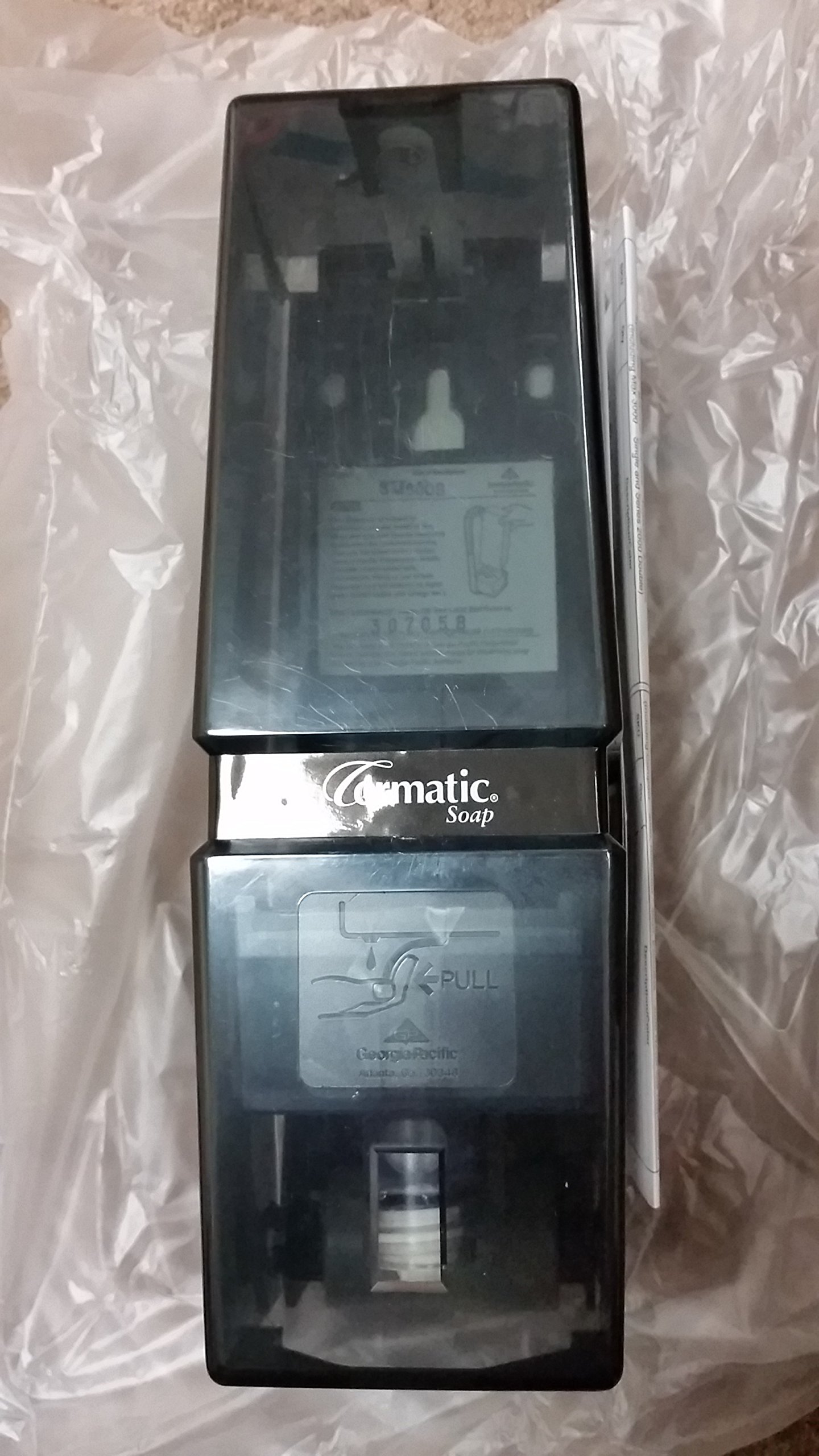 Cormatic Soap Dispenser, Black, Liquid Pump Dispenser