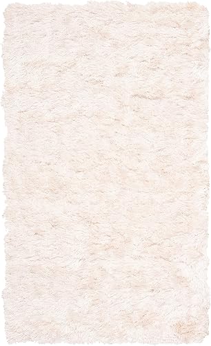 Miniatura 3 de Safavieh Colección Paris Shag, alfombra de poliéster, Polipropileno, Ivory