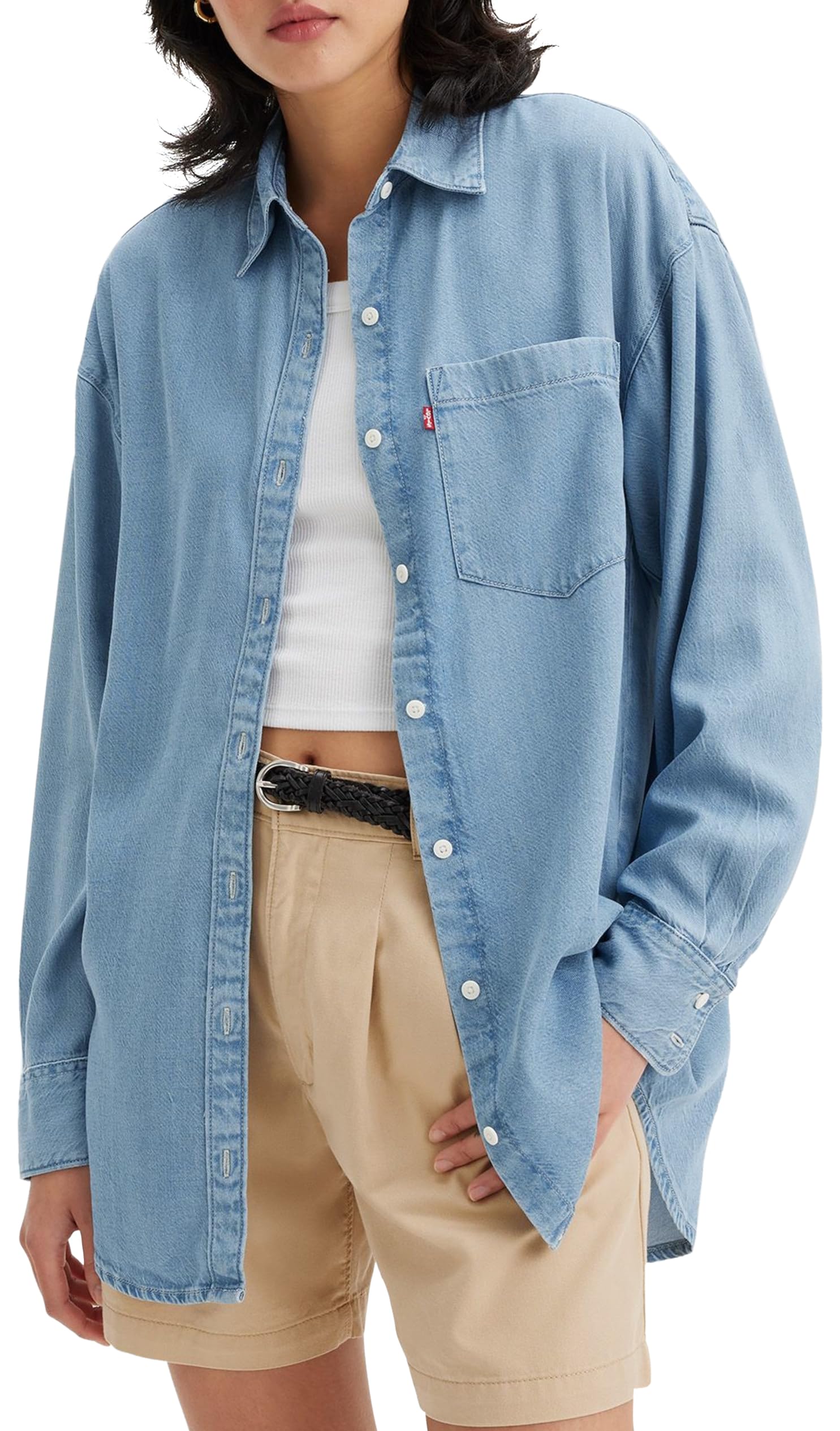 Levi's NOLA Oversized Camicia Donna (Pacco da 1)