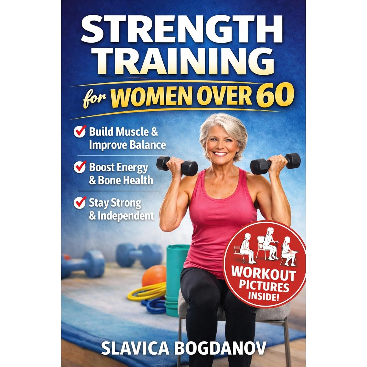 Strength Training for Women Over 60: The Complete Guide to Building Muscle, Improving Balance, and Staying Strong After 60 — Simple Workouts to Boost Energy, Protect Bones, and Prevent Falls    
	                
	            

                 
                        Audible Audiobook 
                  
                        – Unabridged