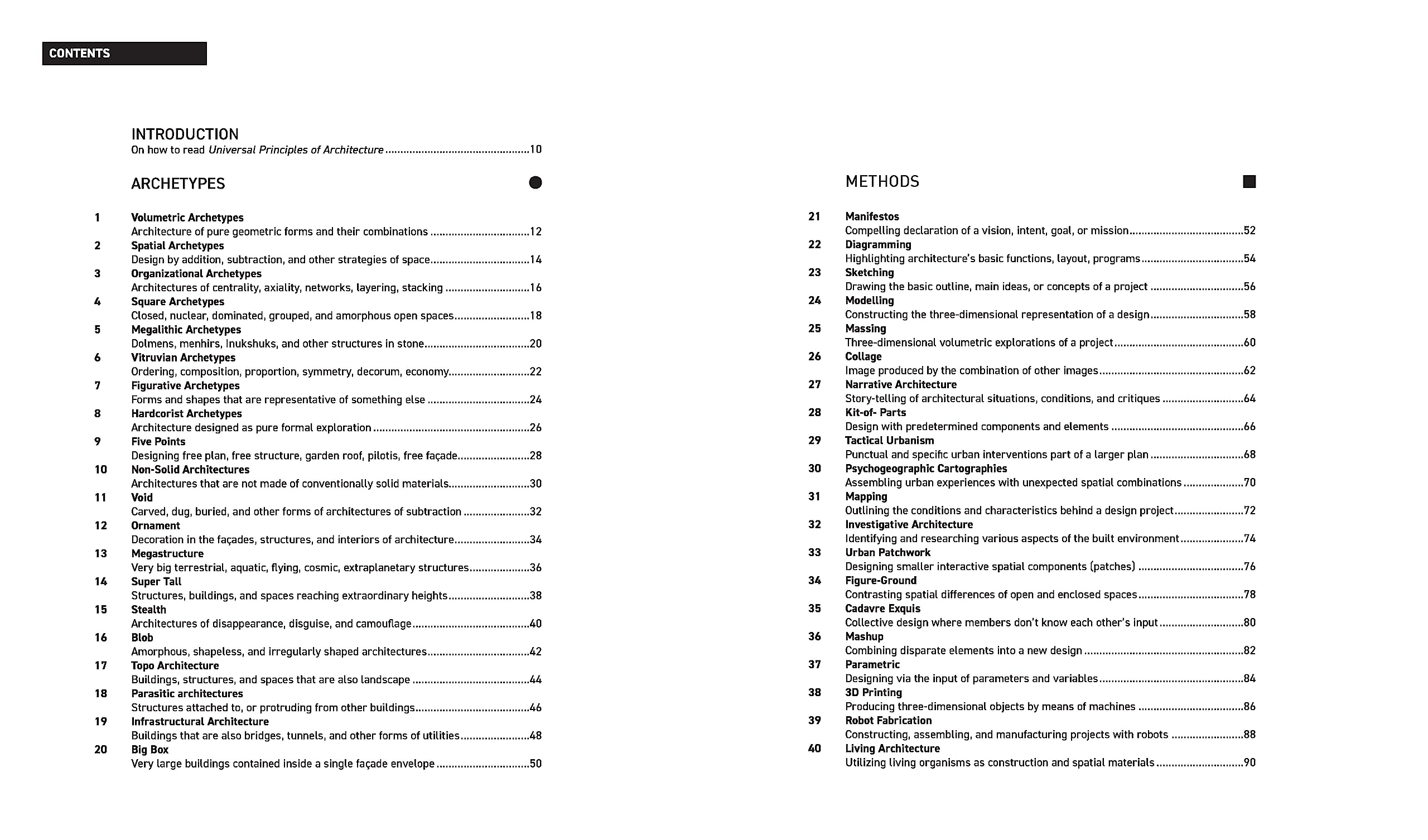 Universal Principles of Architecture: 100 Architectural Archetypes, Methods, Conditions, Relationships, and Imaginaries (7) (Rockport Universal)