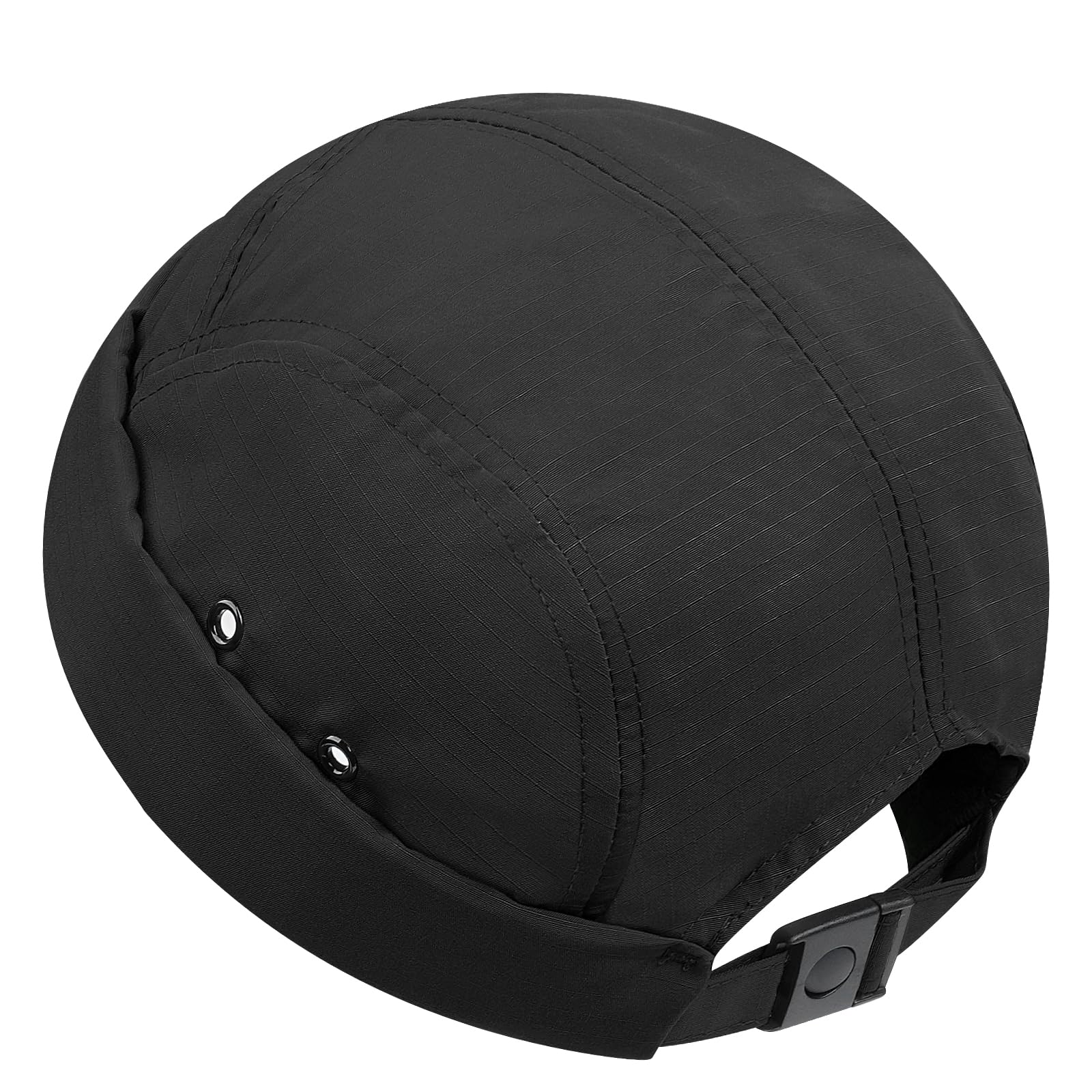CLAPE Herren Docker Cap Sommer Dockermütze 5 Panel Brimless Hat Verstellbar Seemannsmütze Schnelltrocknend Hafenmütze Beanie Fischermütze
