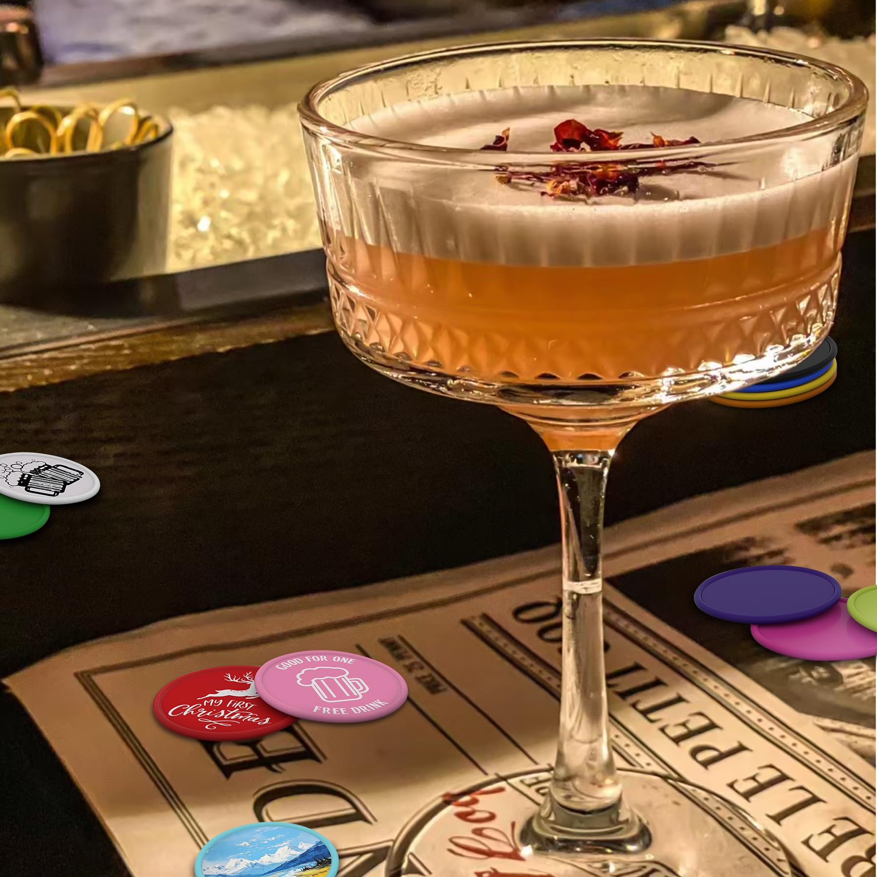 200 individuelle Poker-Chips, doppelseitiger Vollfarbdruck, bedrucken Sie Ihr eigenes persönliches Logo, Text und Bild, Set für Bar-Spielsteine, Party, Gedenktag, Golf und Hochzeitsgeschenke