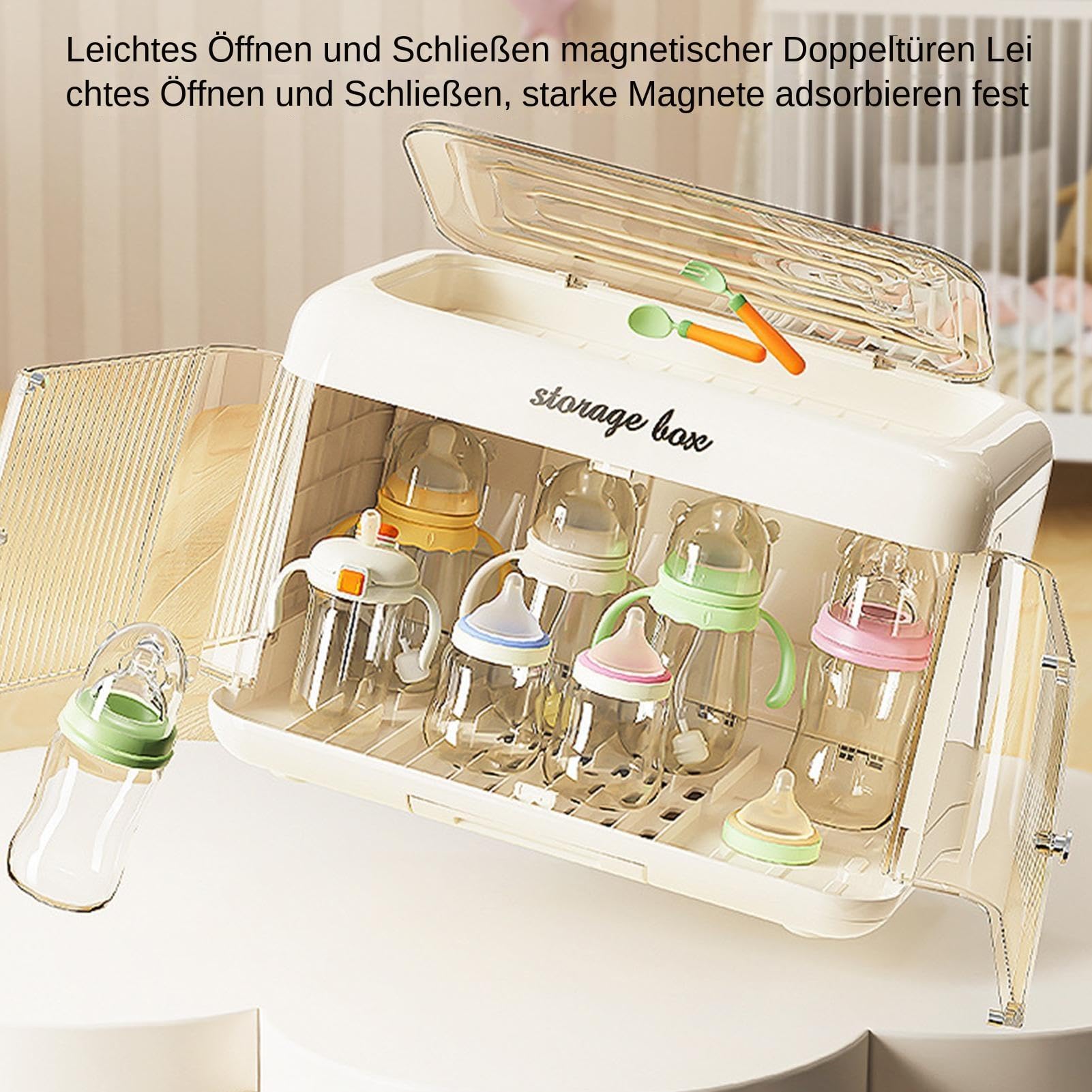 Gkumgwo Babyflaschen-Aufbewahrungs-Organizer, Babyflaschen-Aufbewahrung