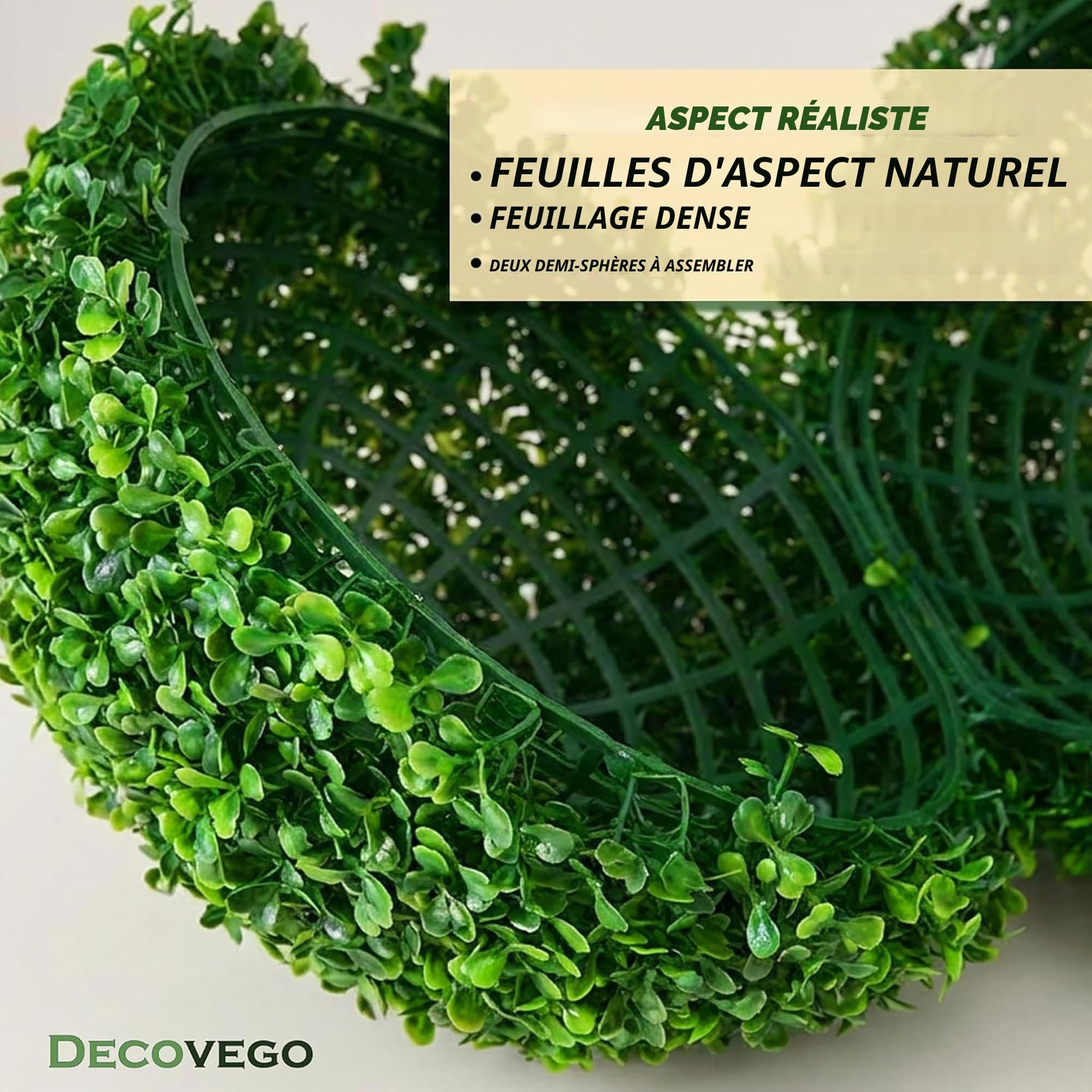 Decovego Buis au Boule Décoratif 35 cm Artificielle Plantes
