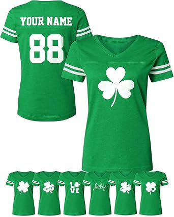 Personalized Jerseys St Patricks Day Outfits - Custom Saint Pattys Irish Shirt Outfits