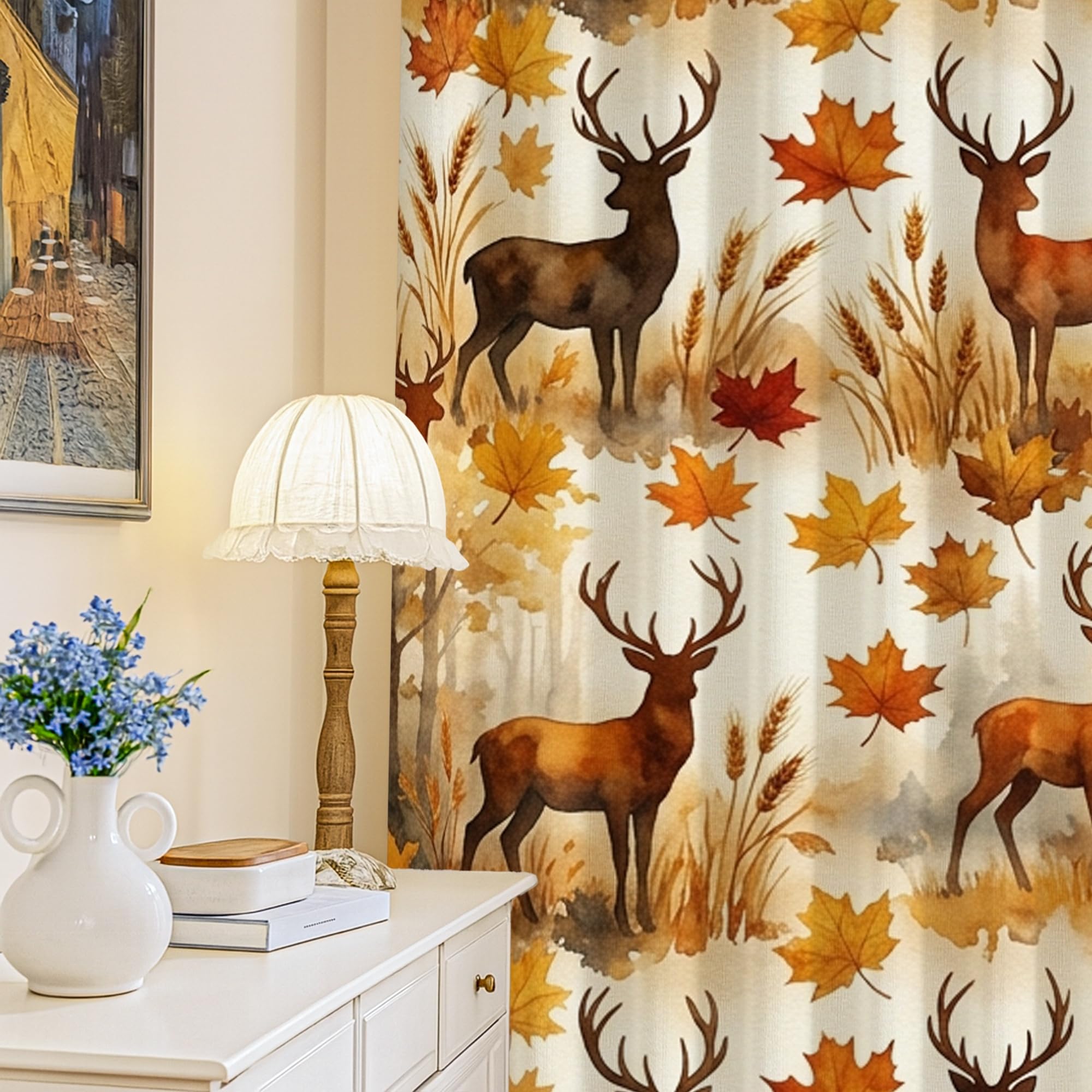 Rideaux occultants nature marron pour creer une ambiance chaleureuse maison