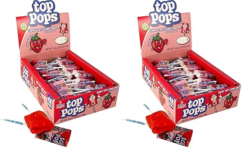 Miniatura 7 de Top Pops Taffy Lollipops sabores surtidos 48 unidades