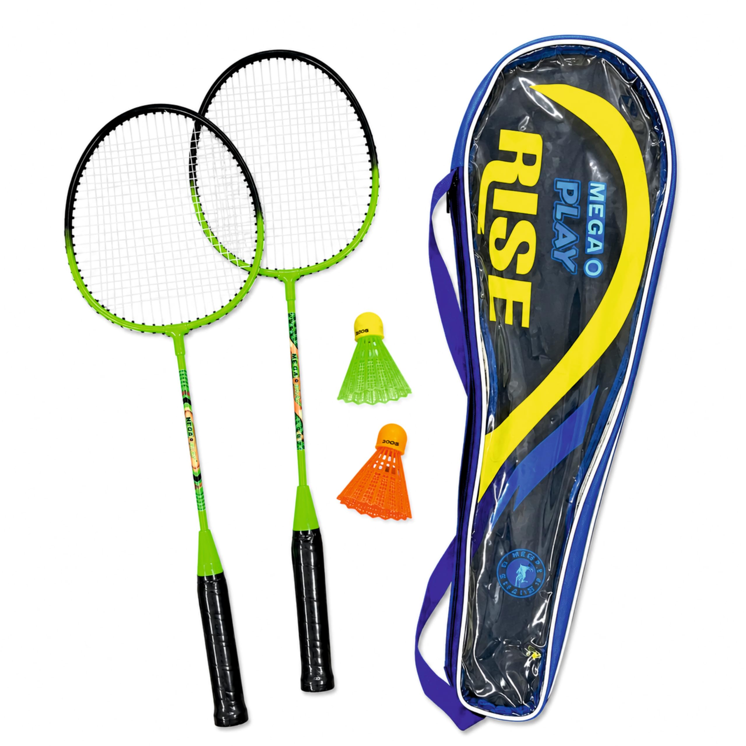 Rise Badminton Racket Set of 2 with 2 Plastic Shuttlecock & Carry Bag | Lightweight Badminton Racket for Beginners, Kids & Men | Badminton Kit for Outdoor Indoor Practice-image-32