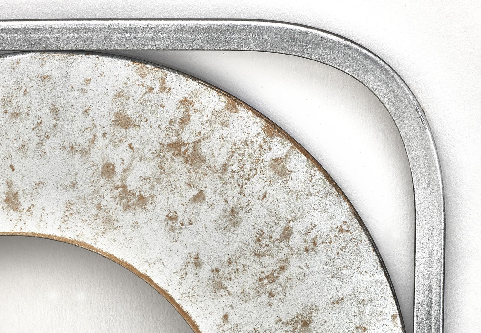 Kobolo Wandbild KIANO Metallbild mit 3D-Effekt silber 31x3x90 cm Braun