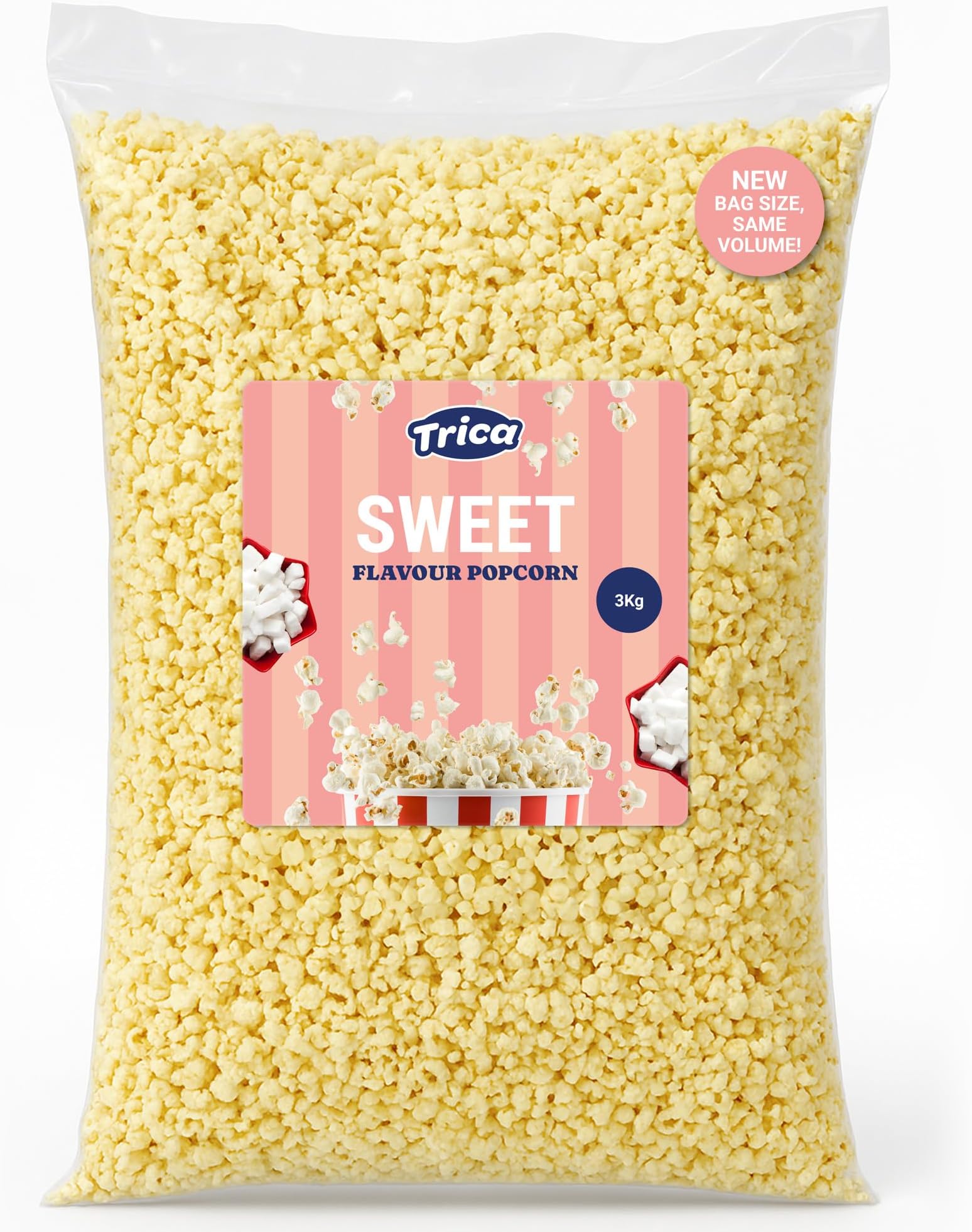 Bulk Pre-Made Sweet Popcorn Bag 3Kg