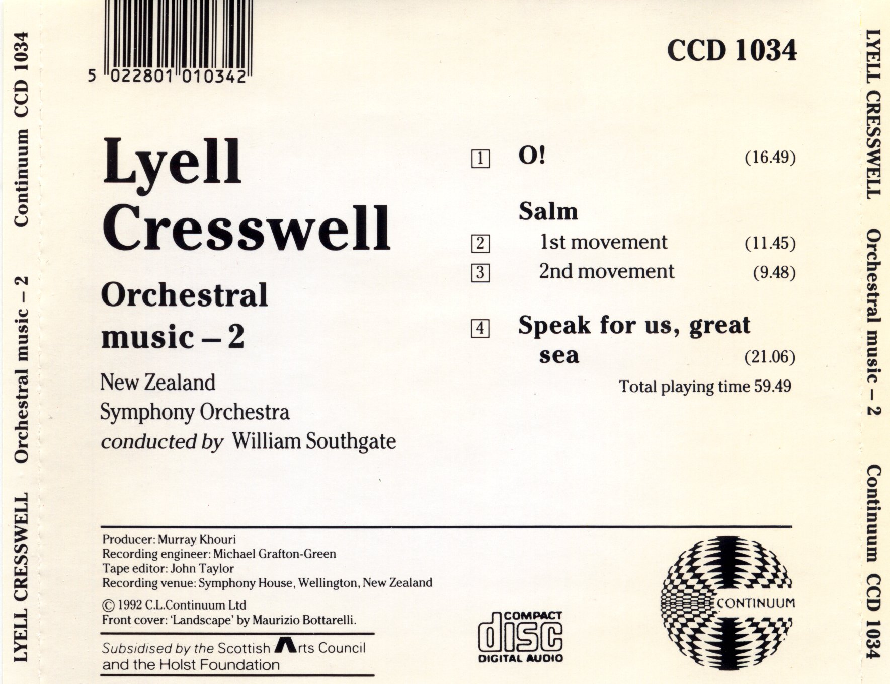 Werke für Orchester Vol. 2