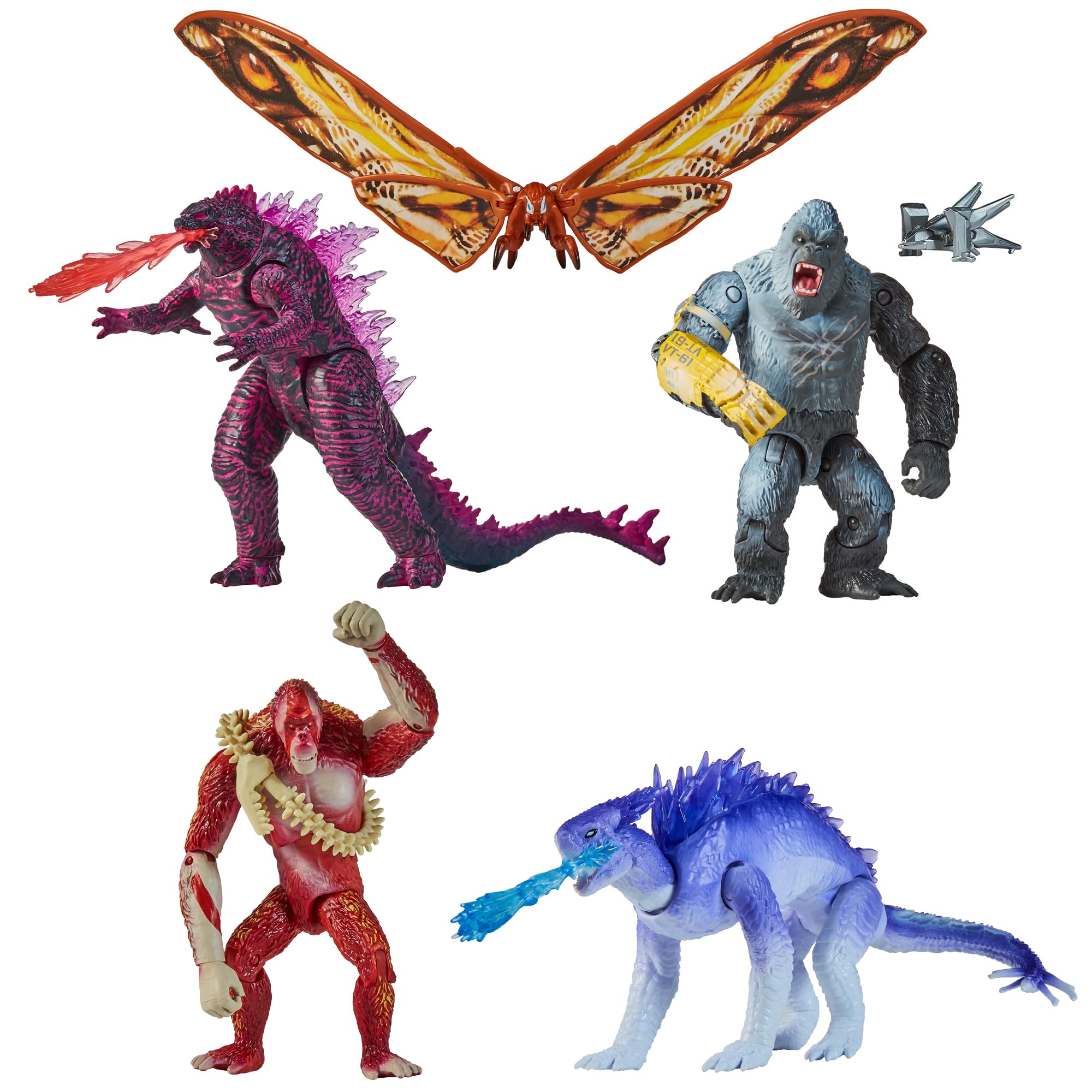 Amazon.com: PlayMates Godzilla x Kong: Basic Figure 5-Pack Toys