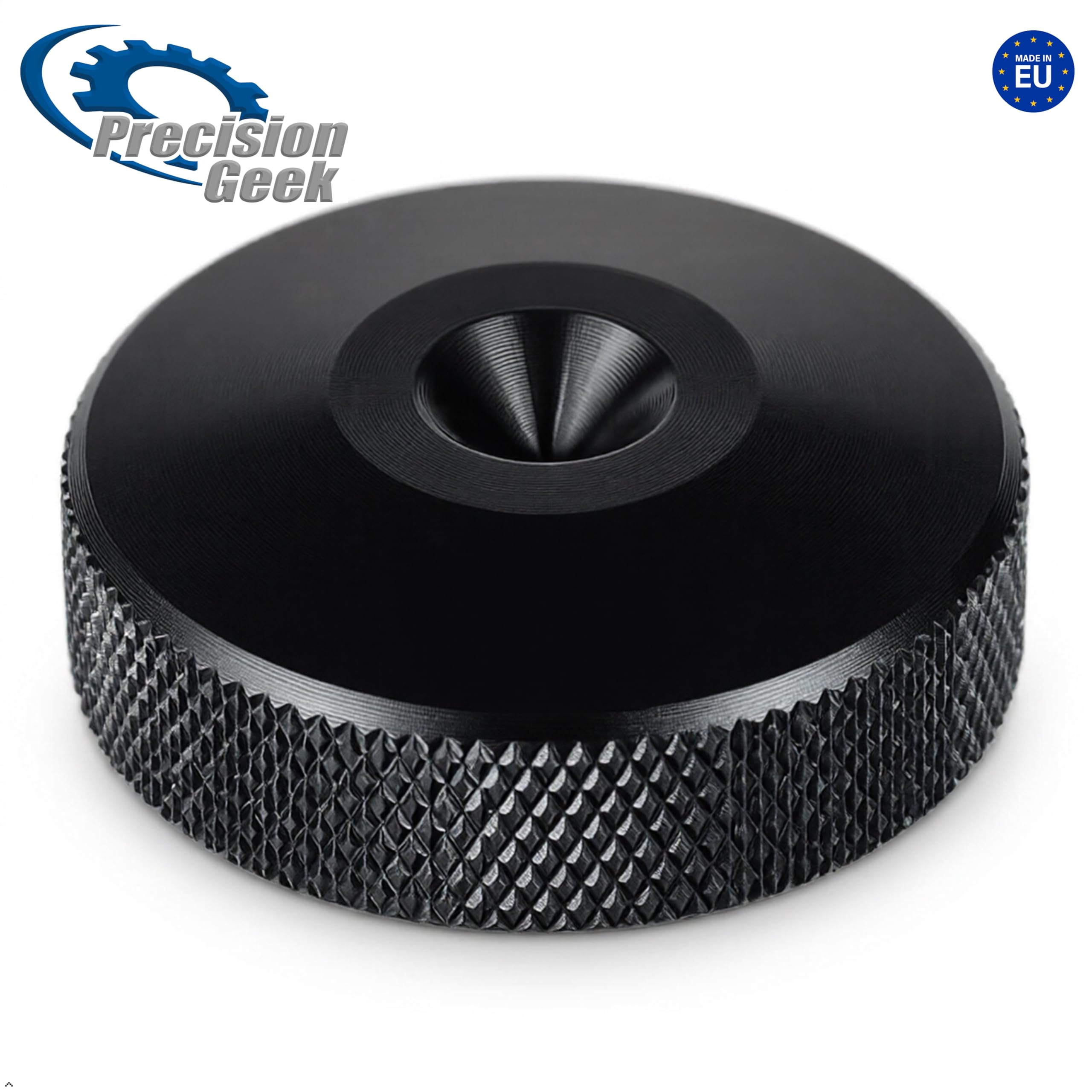 4 Cuscinetti Per Altoparlanti Hi-Fi In Alluminio Anodizzato Viola – Diametro 20 Mm Con Foro Centrale Per Isolamento E Stabilità - 3