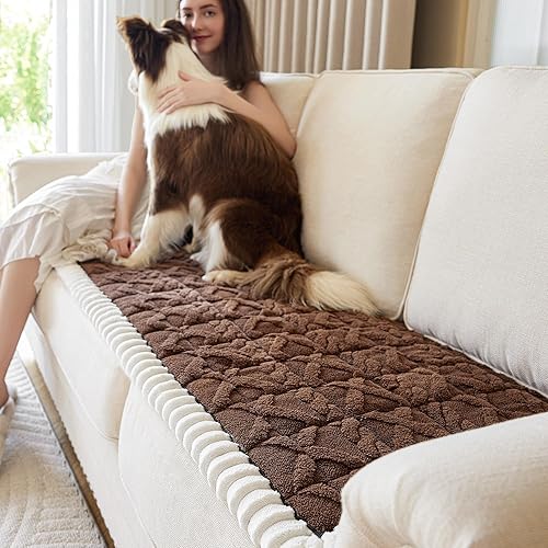 Miniatura 11 de Funda de sofá lavable para perros, divertidas fundas de cojín para sofá, fundas de sofá antideslizantes para sofá de 3 cojines, aptas para mascotas,