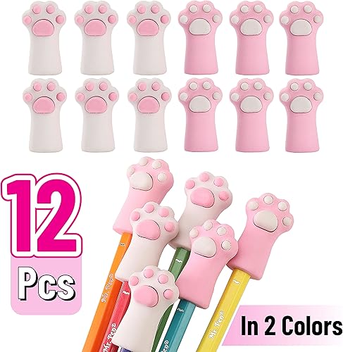 Miniatura 2 de Mr. Pen - Borrador de pata de gato, paquete de 12, bonitos borradores para niños, borradores de lápiz, borrador divertido