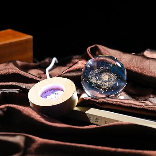 Miniatura 9 de Regalos de flamenco 3D para mujer, bola de cristal de 2.36 pulgadas, figuras de flamenco, decoración de animales de cristal, para habitación,