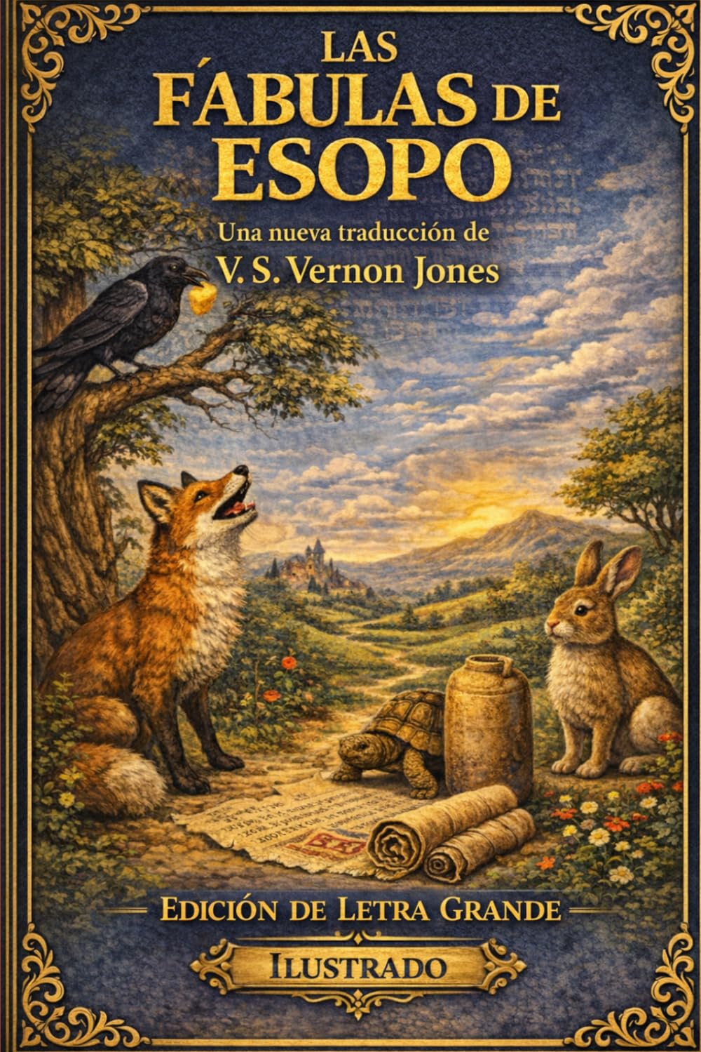 Las Fábulas de Esopo: Una Nueva Traducción Ilustrada: Letra Grande