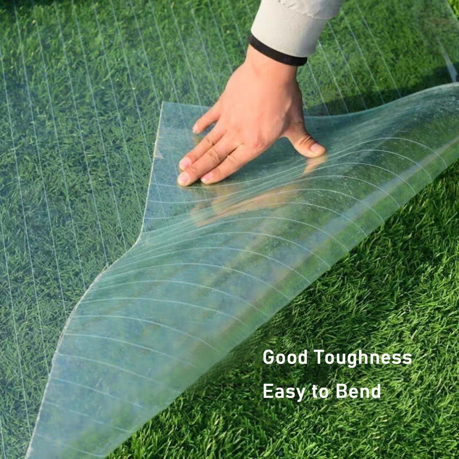 Planchas Transparentes Tejados,Placas de Policarbonato,Láminas de Techo de Fibra de Vidrio Impermeable 1,2mm,Panel Repuesto para Marquesinas Exterior Invernaderos,Fácil Cortar (1,5m x 2m)